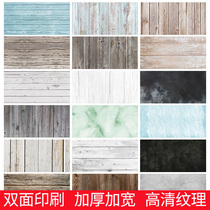 Marble double-sided wood grain background paper texture ins moon cake photo background cloth gourmet Still Life photo props ornaments cement background board photography wood background wall shooting bottom plate