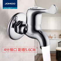 Nine Shepherd Mop Pool Taps Single Cold Fast Open Tap Water Switch Small Tap 4 Points Connector Common Home Thickening