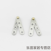 Stainless steel round hinge upper and lower hinge cabinet hinge heaven and earth hinge grinding core hinge hidden top hinge