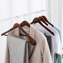 西服西装衣架宽肩无痕专用家用高档实木大衣衣挂加宽大号木头木质