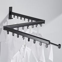 Balcony folding drying rack hanging wall telescopic invisible indoor outdoor window sill drying quilt Clothes Clothes Clothes drying Rod artifact