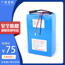 Lithium iron phosphate battery 12V large capacity monitoring camera solar street light lighting water pump explosion-proof energy storage battery