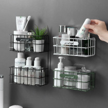 USIJU bathroom supplies Wall shelf Hole-free bathroom toilet washstand Wall-mounted storage rack