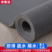 Bathroom non-slip mat Bathroom toilet Kitchen toilet Outdoor hollow water mat PVC plastic waterproof mat