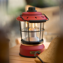 Shanlux outdoor camping lighting tent light retro star field camp portable lantern LED charging atmosphere dining light