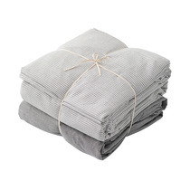 MUJI cotton star feather wrinkled Quilt Set