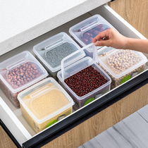 Japan imported sealed tank transparent plastic household grains storage box Kitchen Spices food grade storage tank