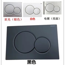Geberi panel sigma01 hidden hidden water tank hanging toilet toilet flush press plate white second generation UP300