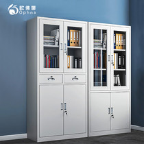 Office documents iron sheet materials file drawer short cabinet with lock storage financial certificate cabinet dressing storage iron cabinet