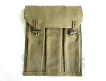 New original Soviet 40s Canvas triple Magazine Bag