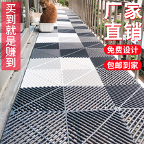 Thickened balcony anti-theft window pad window sill fleshy flowerpot flower stand storage plate anti-falling protective fence plastic plate