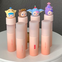 Open the blind box juduo orange bubble Matt joint lip mud p04 No 03 lip glaze matte small milk puree summer