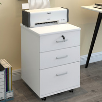 Wooden office file cabinet mobile floor low cabinet storage data Cabinet activity cabinet with lock drawer cabinet
