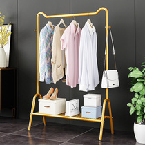 Light luxury clothes rack Floor-to-ceiling bedroom household clothes rack Clothes rack Clothes rack Clothes rack Hat rack Strong shoe rack one