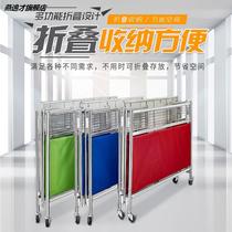 Supermarket promotion car display rack folding promotion float shelf special price car dump truck clothing store promotion truck