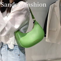  France Sandro Ifashion 2021 new all-match one-shoulder armpit bag messenger bag soft leather dumpling bag tide