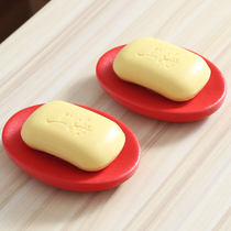 Soap box wedding home bathroom wedding ceramic soap dish Dowry wedding wedding red soap box