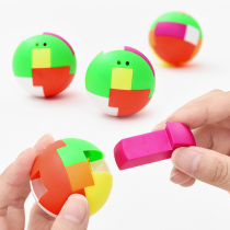  Creative assembly fans you childrens intelligence puzzle puzzle plug building blocks toy boy nostalgic classic assembly Rubiks cube ball