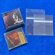  2-in-1 self-sealing bag High-quality thickened CD DVD box Self-sealing bag thick box protective bag moisture-proof and dust-proof 100