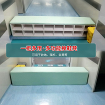 Early Education Center soft bag shoe stool kindergarten children can sit shoe cabinet dance room Library long sofa stool