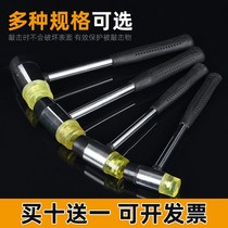Rubber Hammer Rubber Hammer Nylon Plastic Hammer Mounting Hammer Head Sticking Floor Tile Decoration Tool Small Adhesive Hammer
