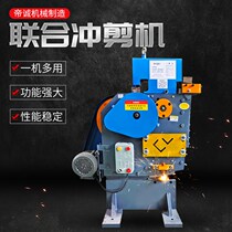 Multifunctional punching and shearing machine angle iron cutting machine angle steel channel steel round steel angle shearing machine electro-hydraulic punching machine mold