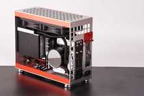 Sunmilo case Customization: t03pro A4 water-cooled itx tempered glass side transparent all aluminum 10L