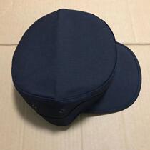 Grid training cap navy blue cloth surface training cap thickening training hat Net cold training cap Net cold training cap