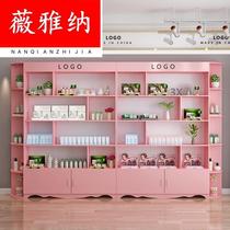 Cosmetics display cabinet Shop shelf display rack display counter Nail beauty salon product display cabinet container