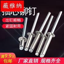 304 stainless steel core pulling rivets pull rivets round head pull nails 4mm nail heart pulling willow nails decoration M3 2M4M5