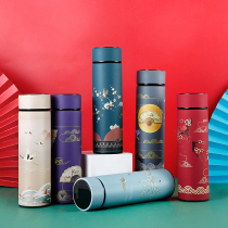 316 stainless steel thermos cup mens high grade female tide Cup students high color value Chinese style gift Cup customization