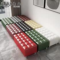Shoe changing stool at home door shoe cabinet clothing store bed tail storage cloakroom sofa stool long bar storage stool can sit