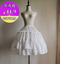 60cm medium length Chiffon brace Lolita Lolita fish bone brace daily violence Carmen Cosplay petticoat