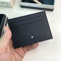 Card bag mens small card clamping cow leather ultra-thin carry-on leather zero wallet Mini small cutting sleeve delicate and upscale lady
