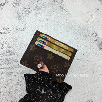 Ultra Slim Card Bag Mens Womens New Ins Super Fire Fashion Credit Card Cover Brief Mini Multi-Position Small Card Holder