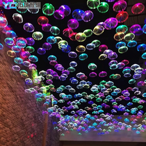 Netred jellyfish light fiber colorful color color color outdoor waterproof restaurant Clear bar ambiance mirror floral palace decoration chandelier