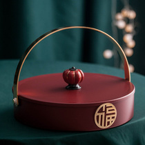 New Chinese living room decorations ornaments light luxury nut plate household candy fruit coffee table storage box dry fruit box