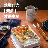 DAEWOO/ Daewoo multi-function cooking pot barbecue machine hot pot electric roasting pot barbecue stove household steaming