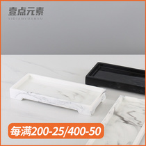 Hand sanitizer bottle bathroom tray toilet hotel towel wash bathroom model room wash table decoration supplies