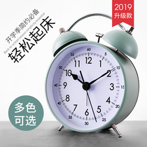 2019 new metal bell alarm clock student voice oversized creative personality bedside clock cartoon childrens special