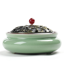 Household large mosquito coil stove Indoor deodorant mosquito repellent coil plate hollow alloy sandalwood wormwood mosquito coil