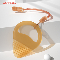 wowbaby baby tooth gum grinding tooth stick silicone can be boiled bite glue toy baby mouth period Anti-eating artifact