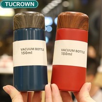 Mini thermos cup 150ml portable small and cute lady out to put bags ins Net Red Art water Cup handy