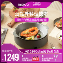 moido Western kitchen machine multi-function cooking pot hot pot electric barbecue meat net red multi-function all-in-one breakfast machine