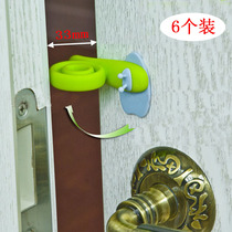 Child safety door card baby cartoon door clamp anti-pinch hand door stop close wind anti-collision door