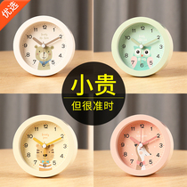 2021 new small alarm clock girls children desktop clock students use home wake-up artifact special mute clock