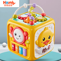 Baby toys Children clap drummers Clap drums Hexahedral puzzle music 6 months Early childhood education 0-3 years old baby