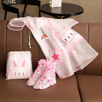Childrens rain boots waterproof cover rain boots sets for boys and girls Childrens water shoes Baby non-slip waterproof rain shoe cover