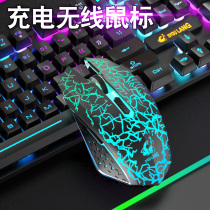 Fire Silver Fox Wireless Mouse Rechargeable Radio Competition Mouse for Apple Huawei Glory Dell Notebook