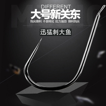 Zhanlufeng brand large new Kanto No. 10 imported bulk black pit carbon steel non-spiny hook anchor hook anchor hook hook